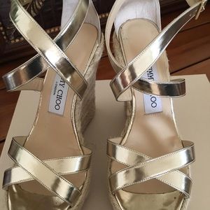 Jimmy Choo 308 Champagne **marked low to love!**